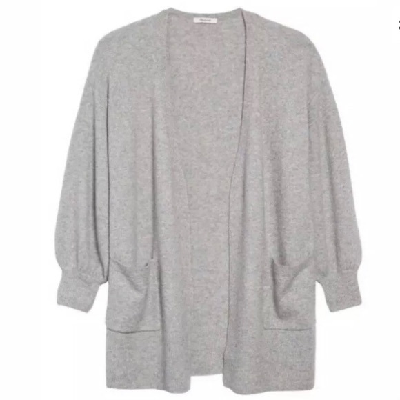 NWT Madewell Edgewater Coziest Yarn Cardigan M - Picture 2 of 7